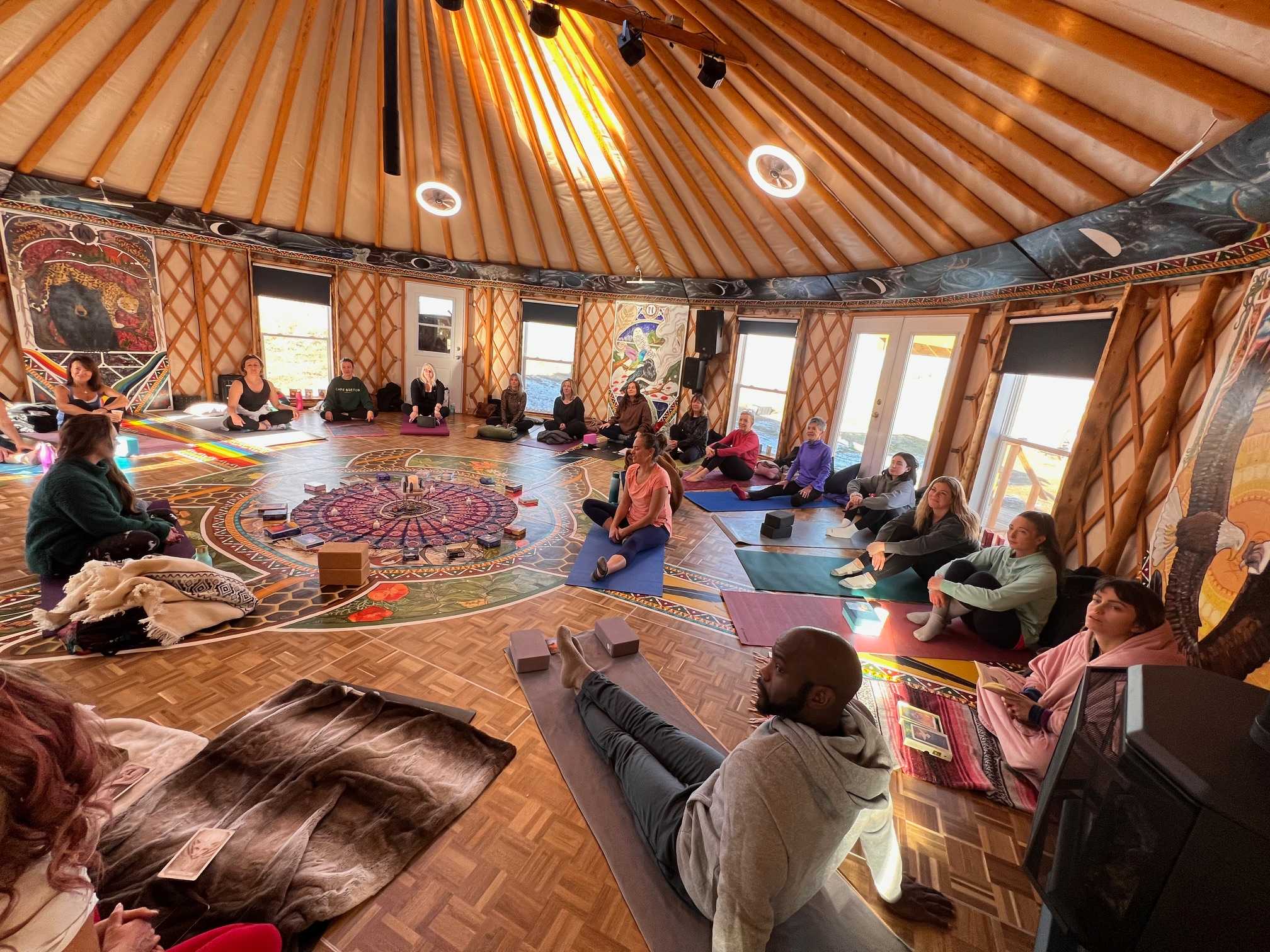 bed and breakfast in calgary being used for yoga retreat