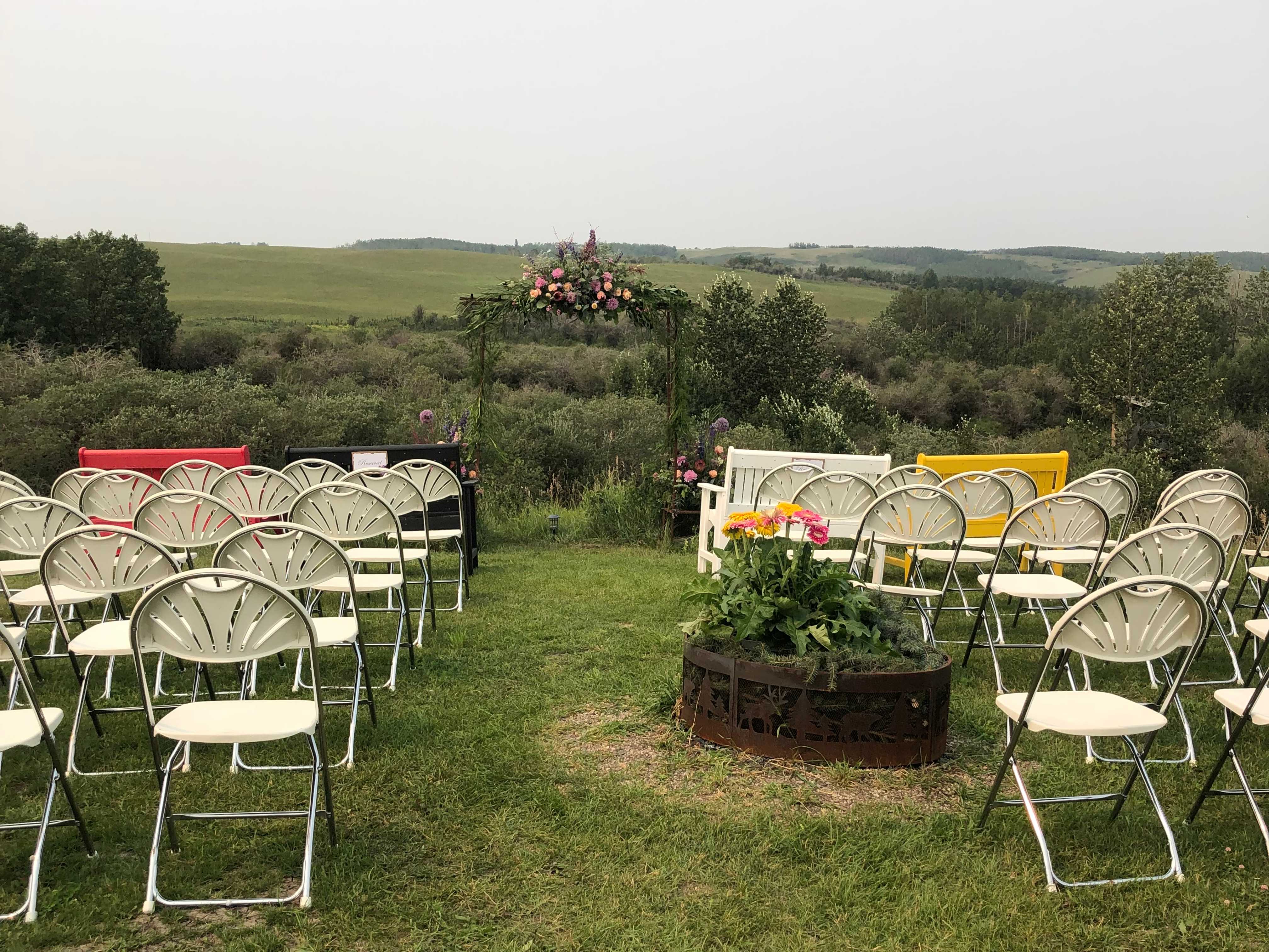 tent wedding calgary at our b&b