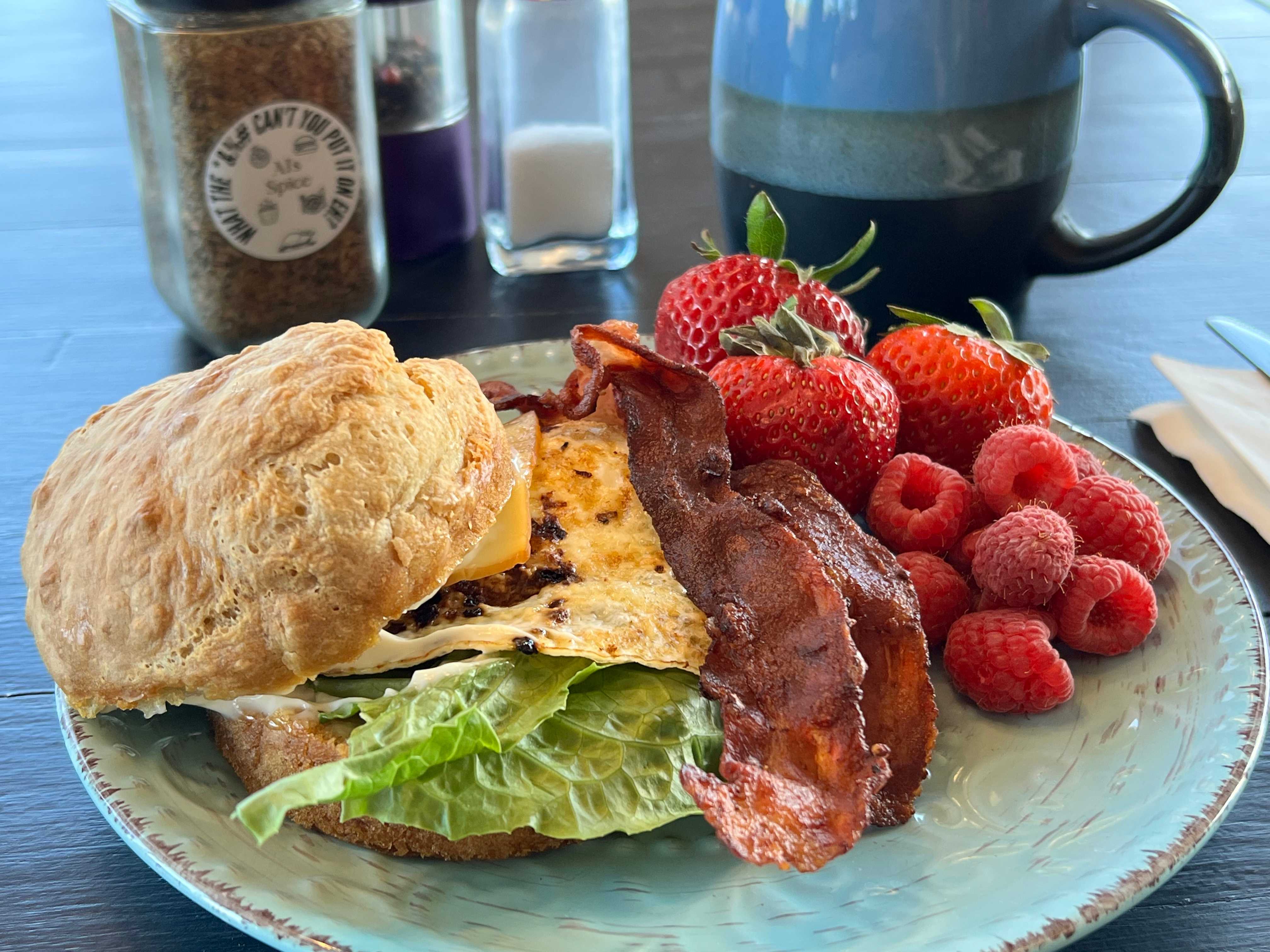 fresh breakfast included at calgary bed and breakfast